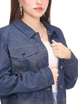 Vero Moda Bonnie Boxy Woven Short Denim Jacket for Women, X